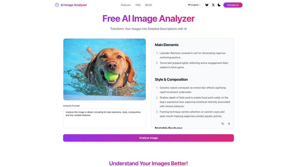 Free AI Image Analyzer AI Tool image