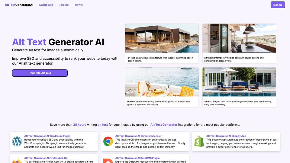 Free Alt Text Generator AI AI Tool image