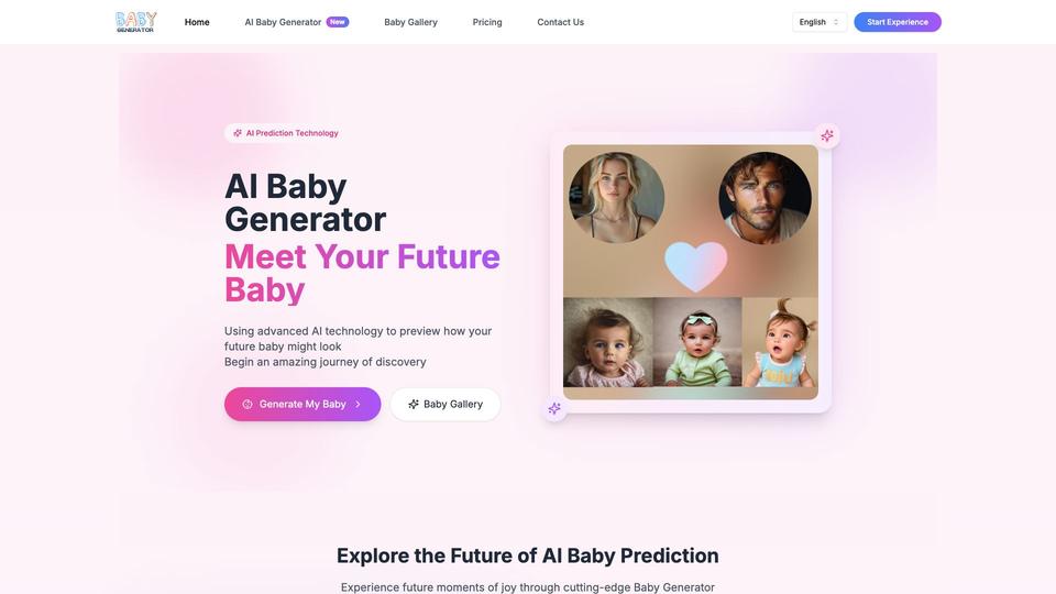 Free Baby Generator AI Tool image