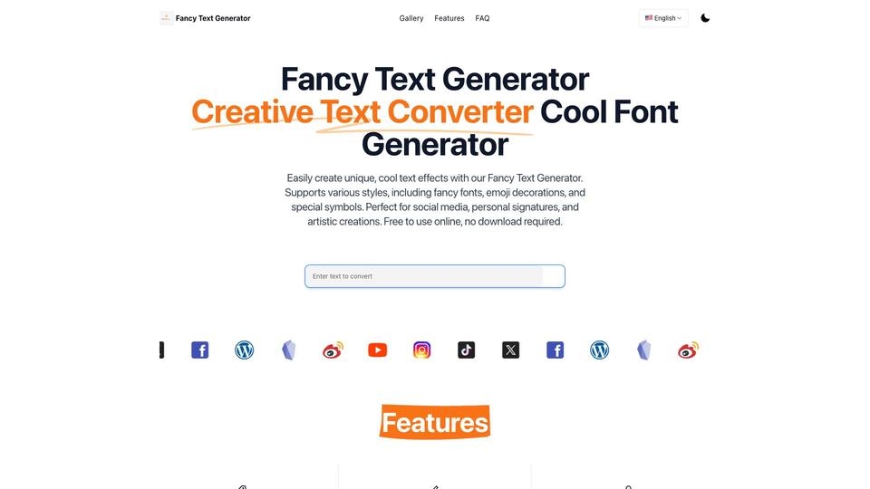 Free Fancy Text Generator AI Tool image