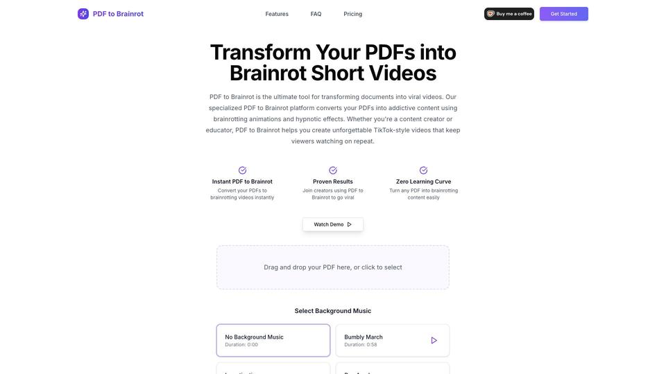 Free PDF to Brainrot AI Tool image