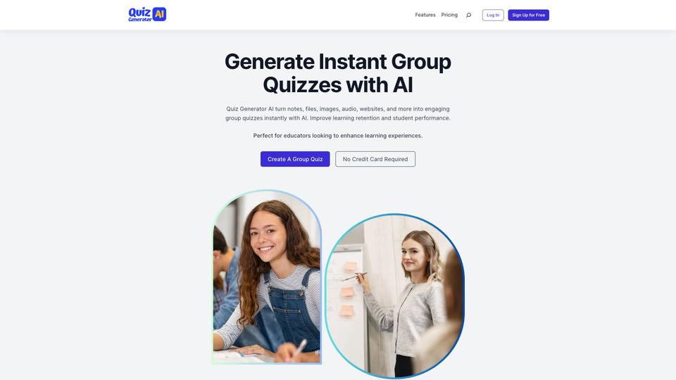 Free Quiz Generator AI AI Tool image