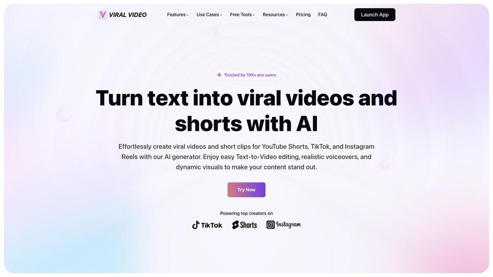 Free Viral Video AI Tool image